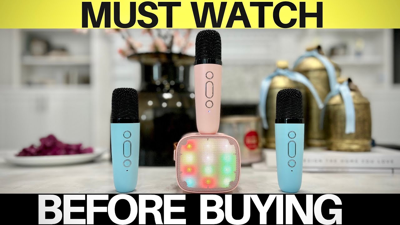 YLL Karaoke Machine + Portable Bluetooth Speaker REVIEW + HOW TO
