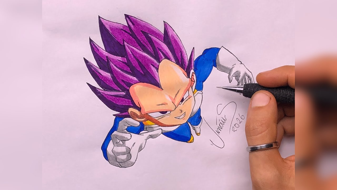 “Vegeta Ultra Ego em Alta Velocidade” #fanart 