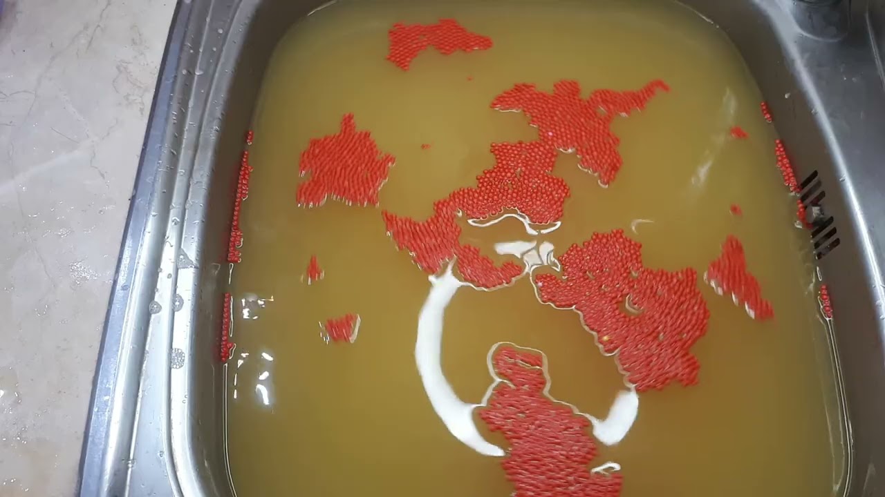 Whirlpool inside the case YELLOW COLOR and RED small balls
