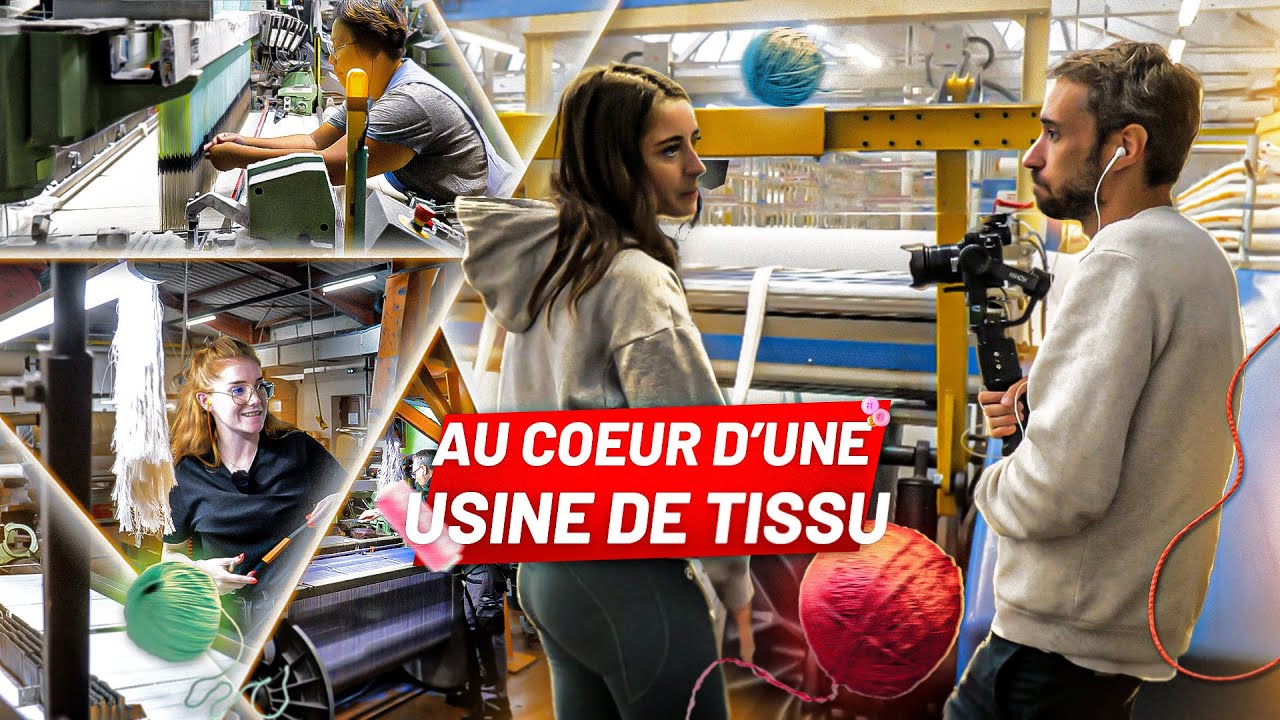 Une journée au coeur d'une usine de tissu