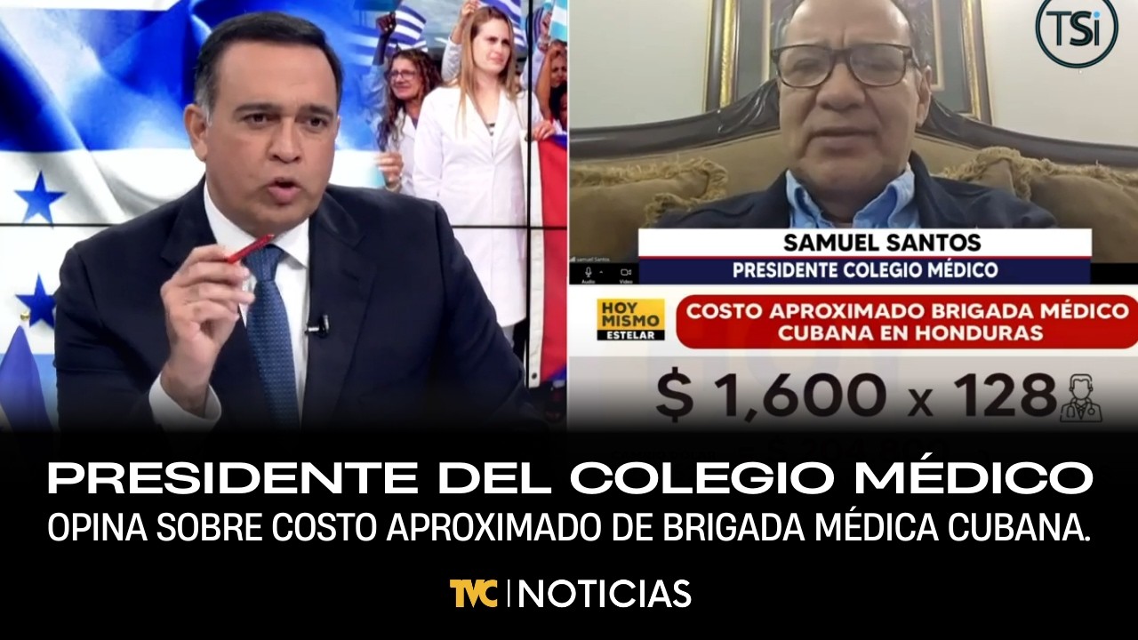 Presidente del Colegio Médico opina sobre costo aproximado de brigada médica cubana.