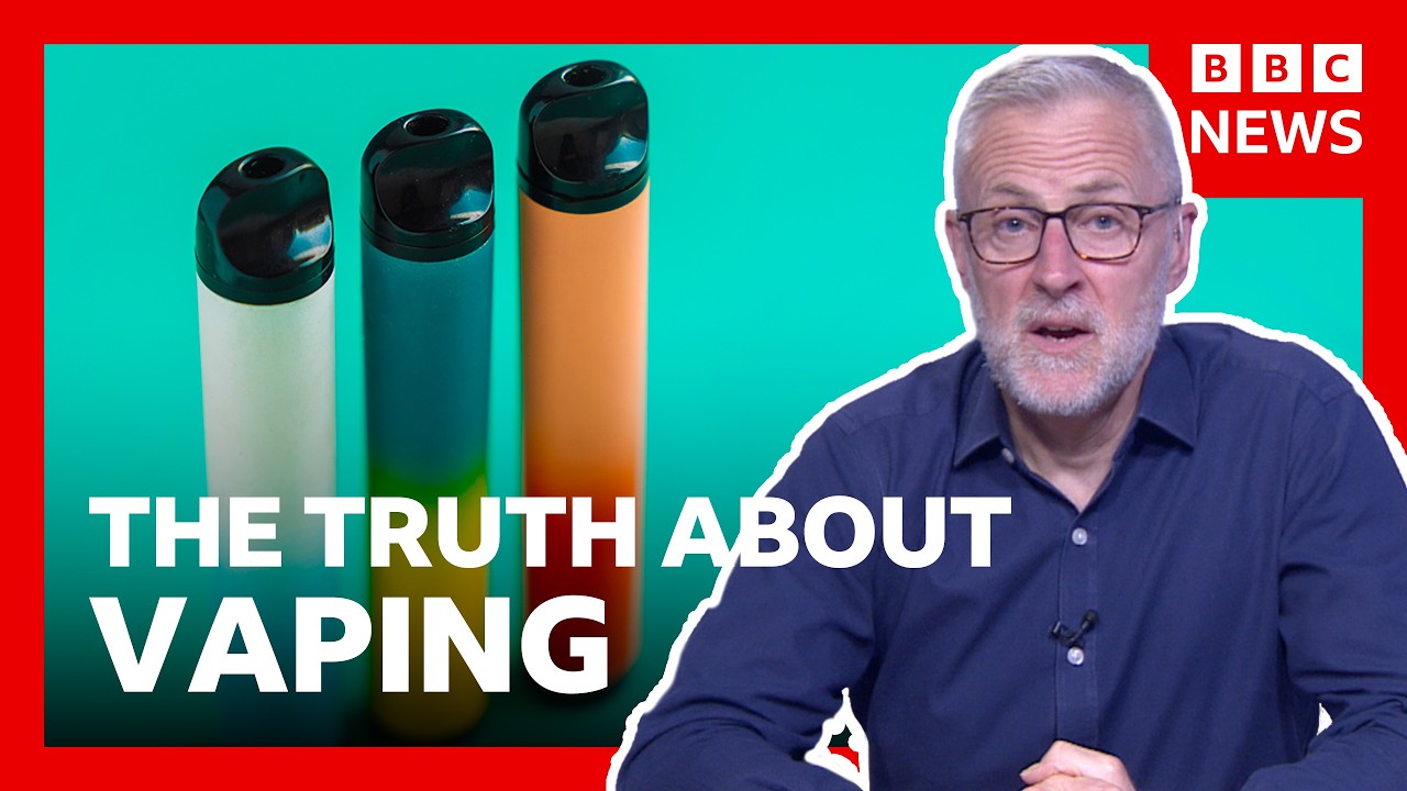 Is vaping actually safer than smoking? | BBC News