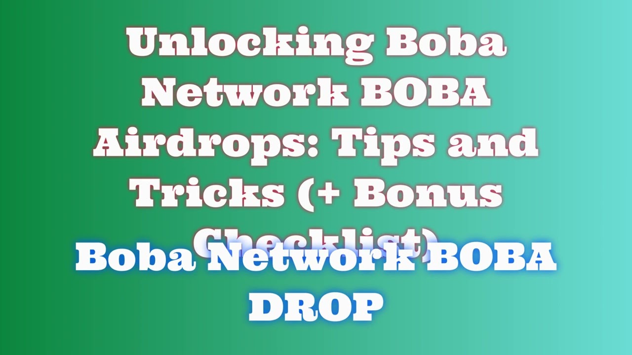 Get Free Boba Network BOBA Airdrop  |  Discover Boba Network BOBA Airdrop Exchange Options