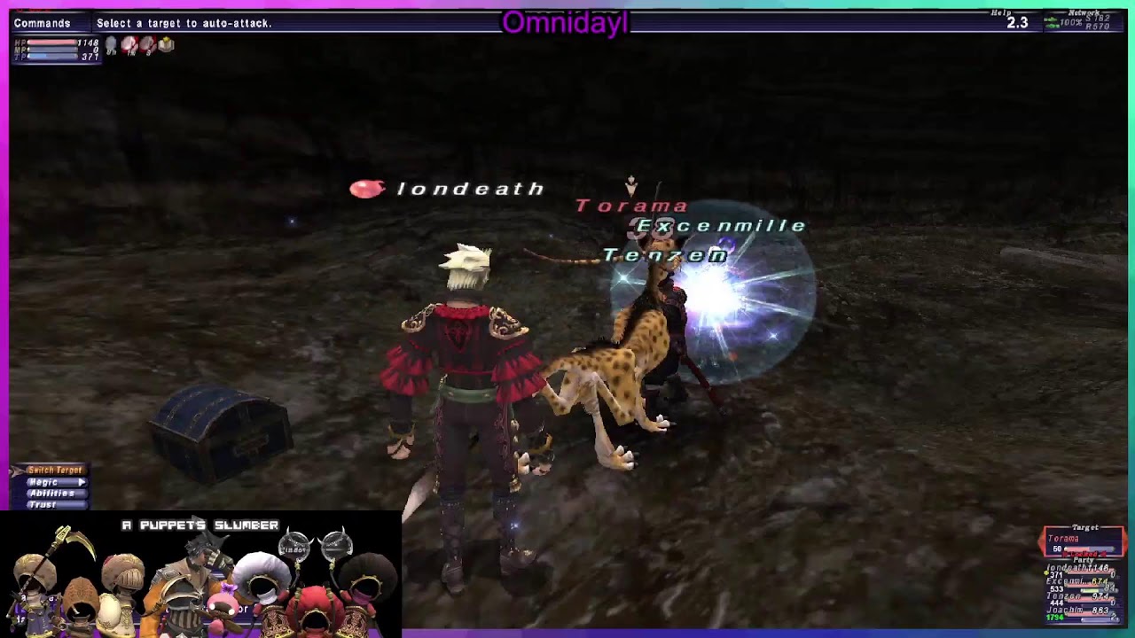 [CatseyeXI] FFXI - community building streams