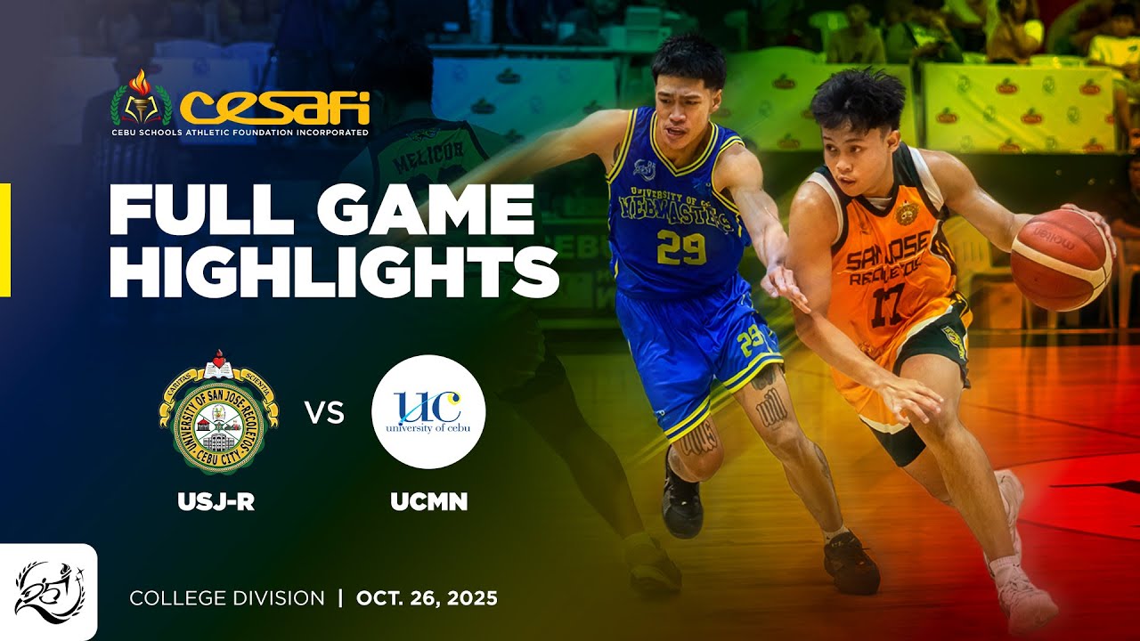 USJ-R vs UC | FULL GAME HIGHLIGHTS | CESAFI S25 COLLEGE BASKETBALL DIVISION
