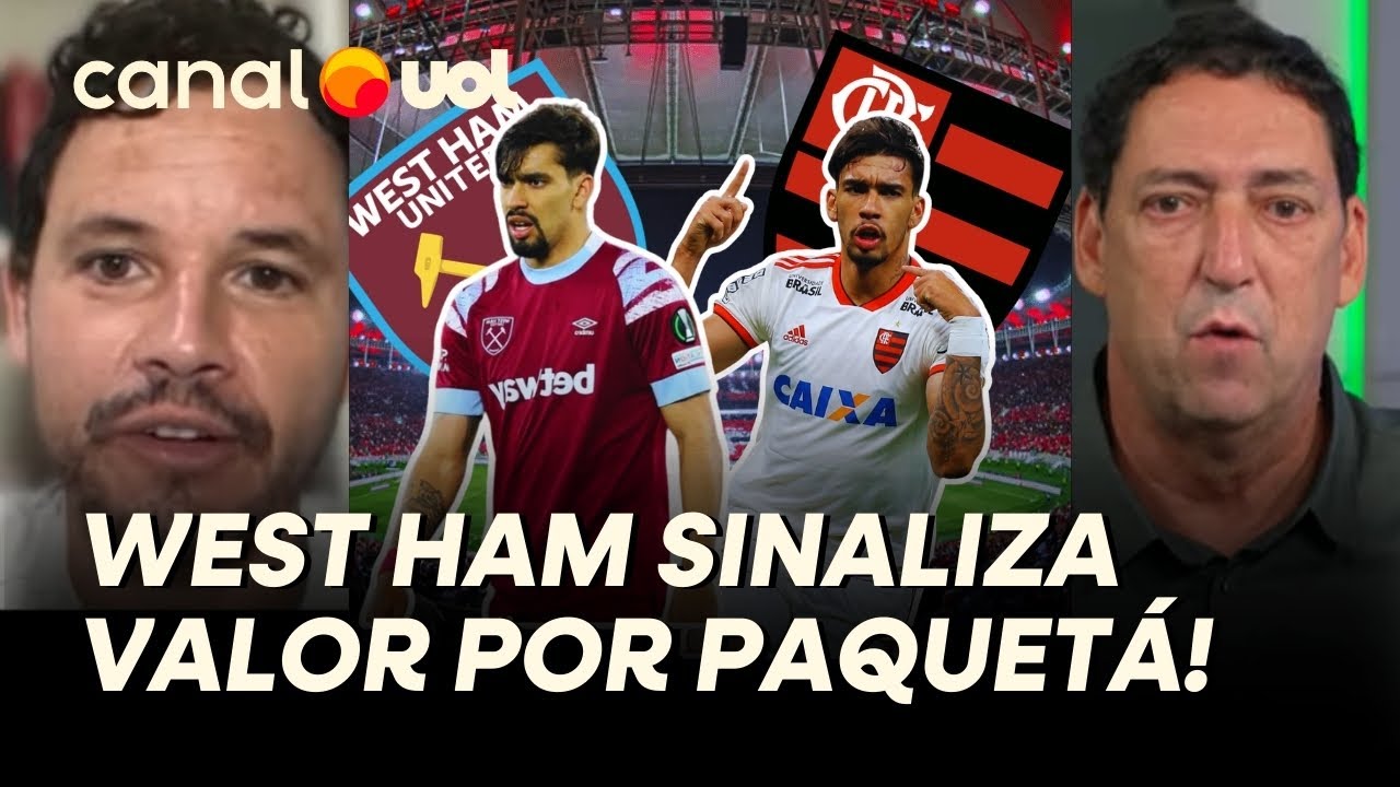 WEST HAM MUDA POSTURA E SINALIZA AO FLAMENGO QUAL SERIA O VALOR POR PAQUETÁ, DIZ RODRIGO MATTOS