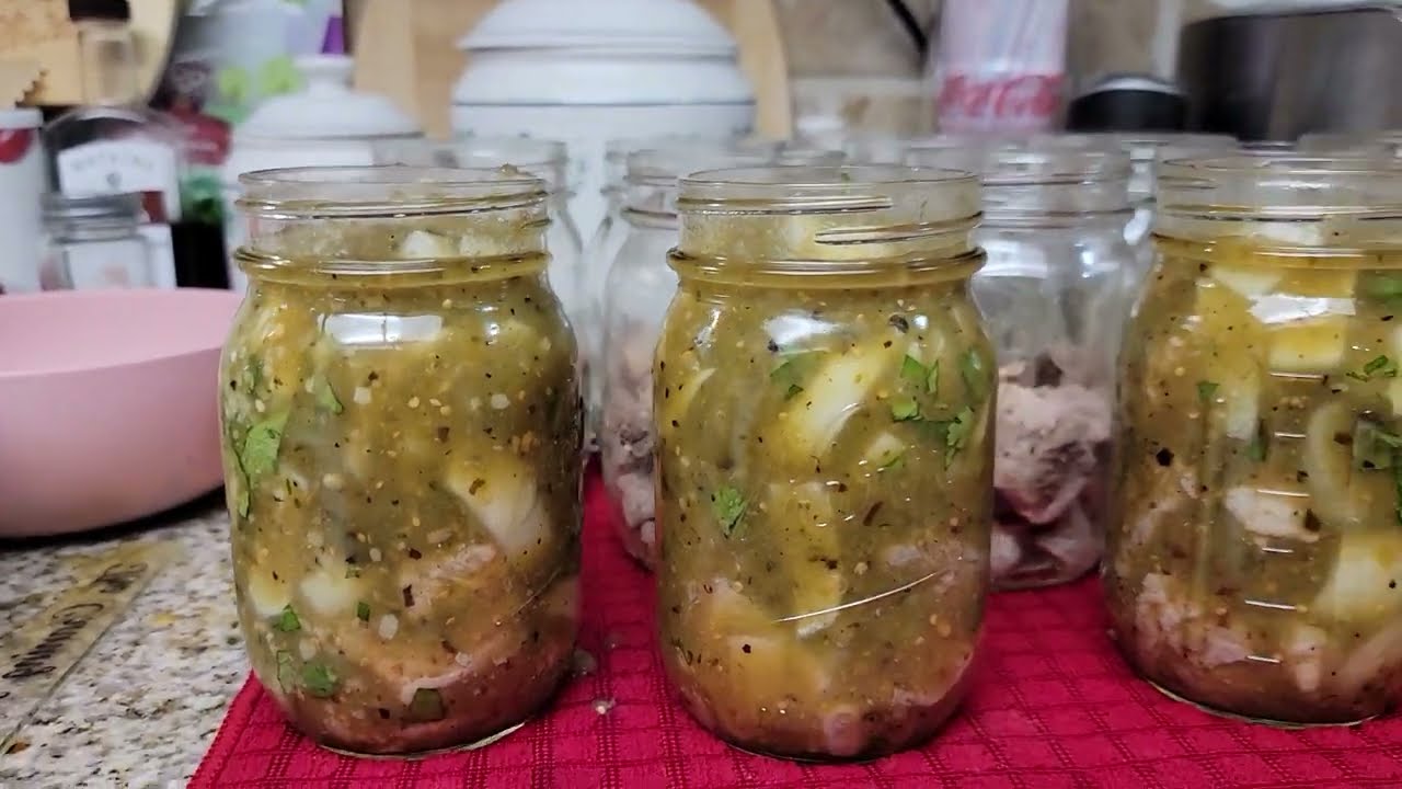 How to make & Can The Best Chile Verde | #CANUARY |  Meal in a Jar | PART 1| #canning