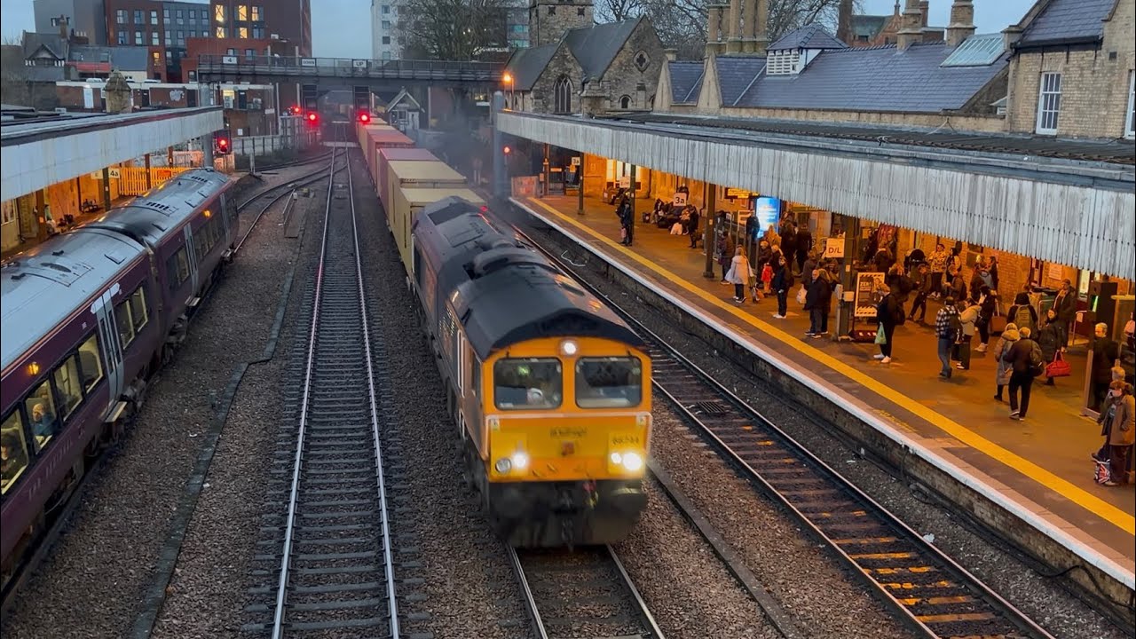 Trainspotting At Lincoln Central Station 23/1/2026