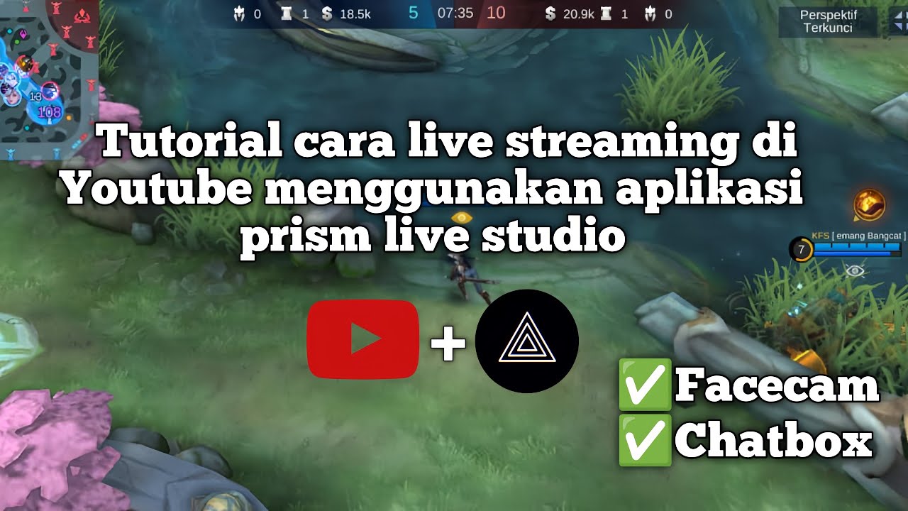 Tutorial Cara Live Streaming Di Youtube Menggunakan Aplikasi PrismLive Studio