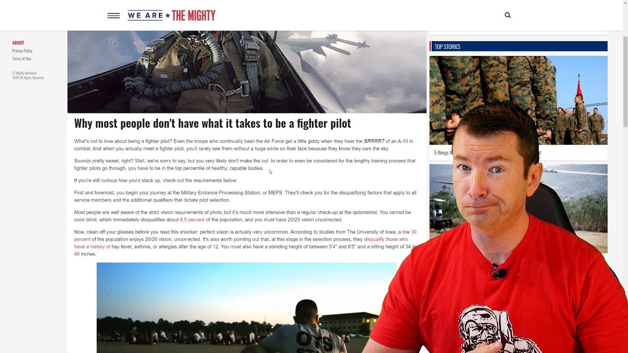 Why Most People Don't Have What It Takes To Be A Fighter Pilot and 5 Differences Between AF and Navy
