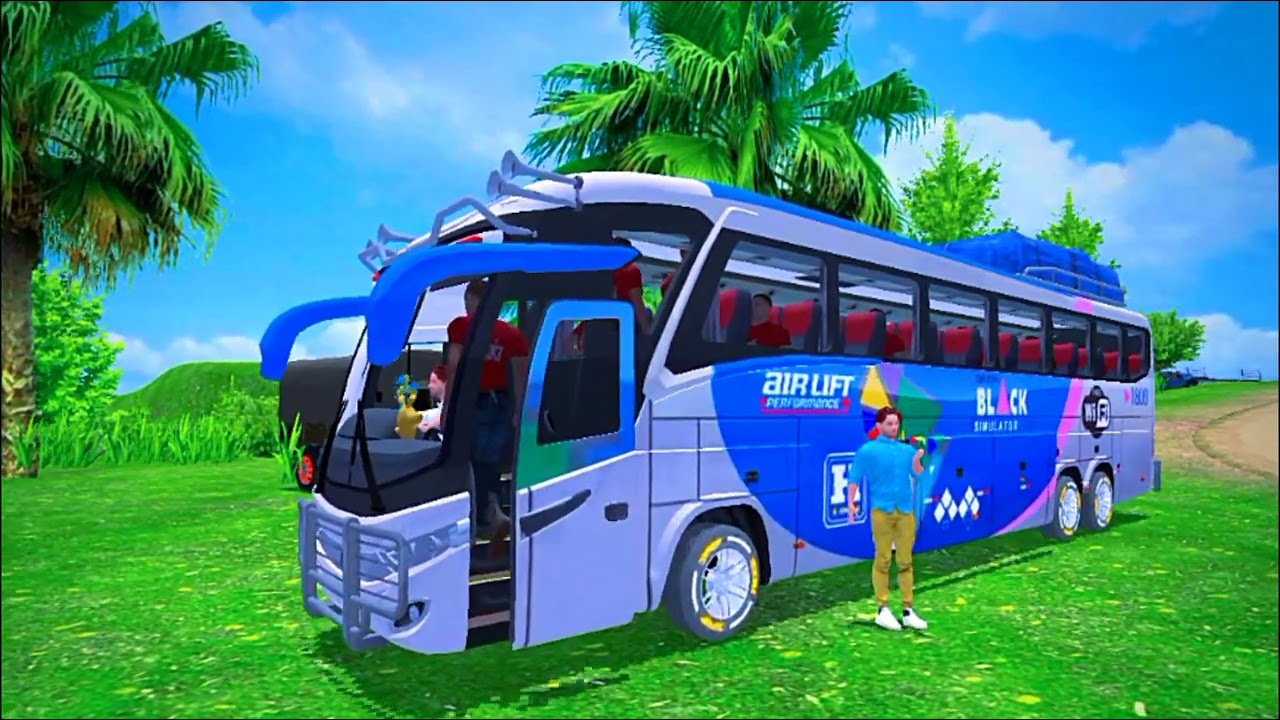 Euro Bus Simulator Gameplay | Realistic Tourist Bus Mod For Bussid @SiTSeTGameplay 