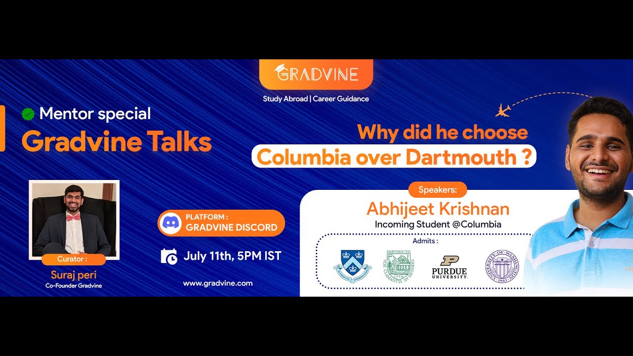 Why did he choose Columbia over Dartmouth for Masters in Engineering Management (MEM)?