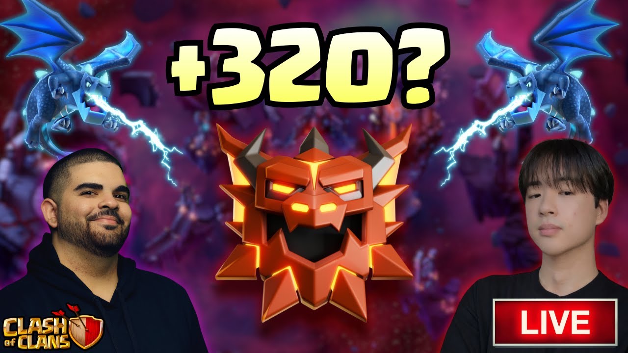 Getting Coached LIVE By An Electro Dragon Pro AGAIN! (Clash Of Clans LIVE) - Vertical