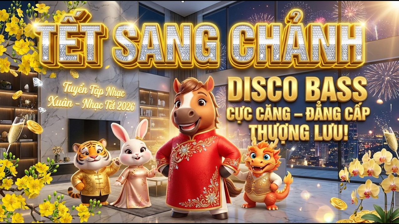 Tết Sang Chảnh: Tuyển Tập Nhạc Xuân Disco Bass Cực Căng – Nhạc Tết 2026 Đẳng Cấp Thượng Lưu! 🐎💎🔥