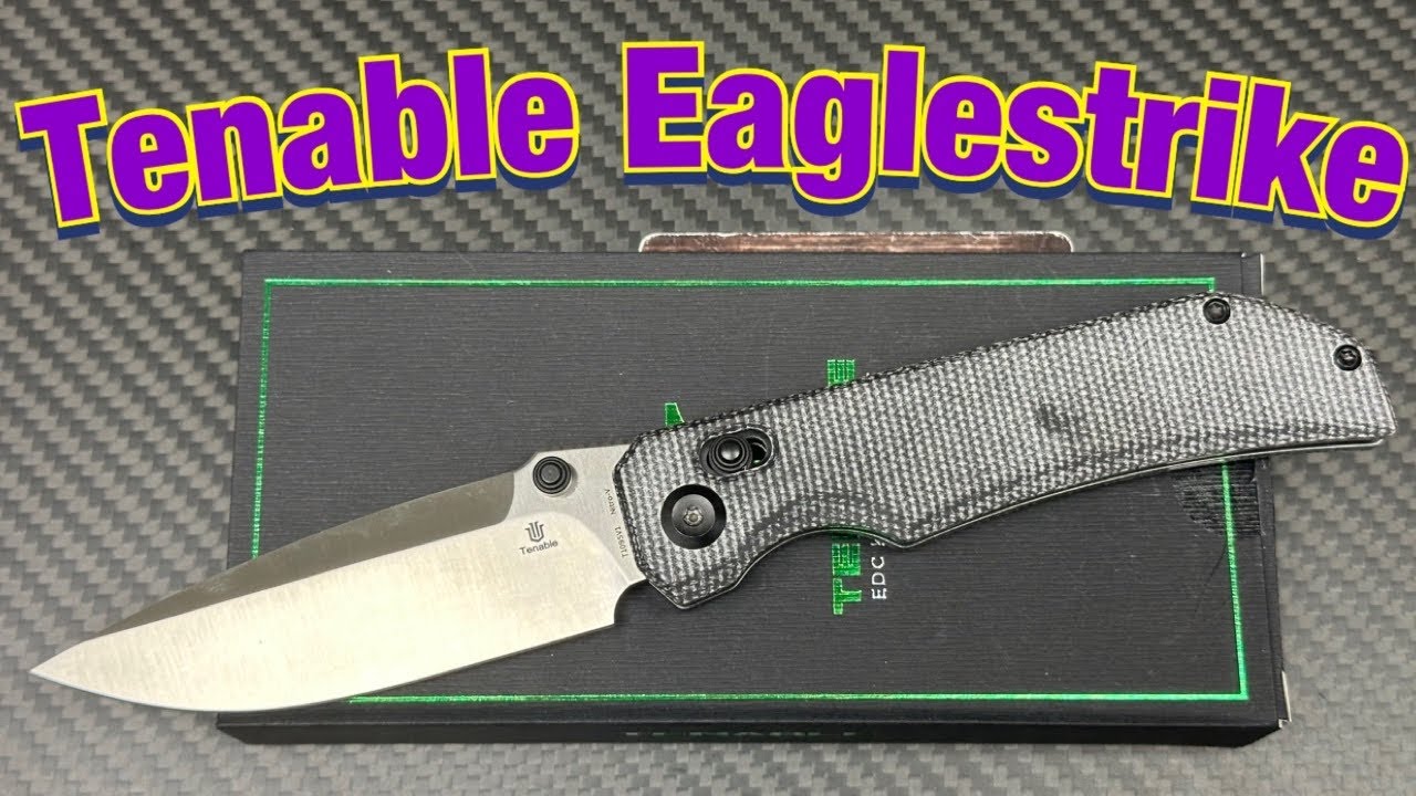 Tenable Eaglestrike  !  James Lowe design.  And check out the disassembly on this crazy knife !