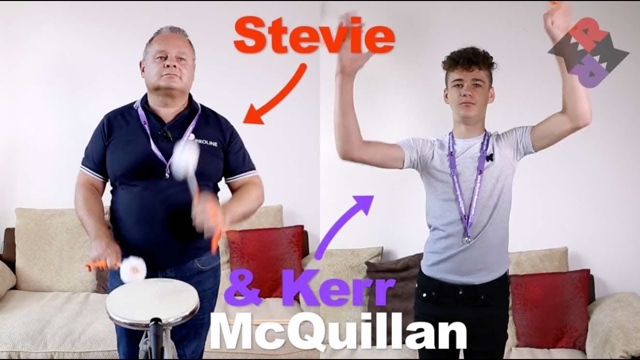 Pipe Band Tenor Drumming with Stevie McQuillan & Kerr McQuillan!