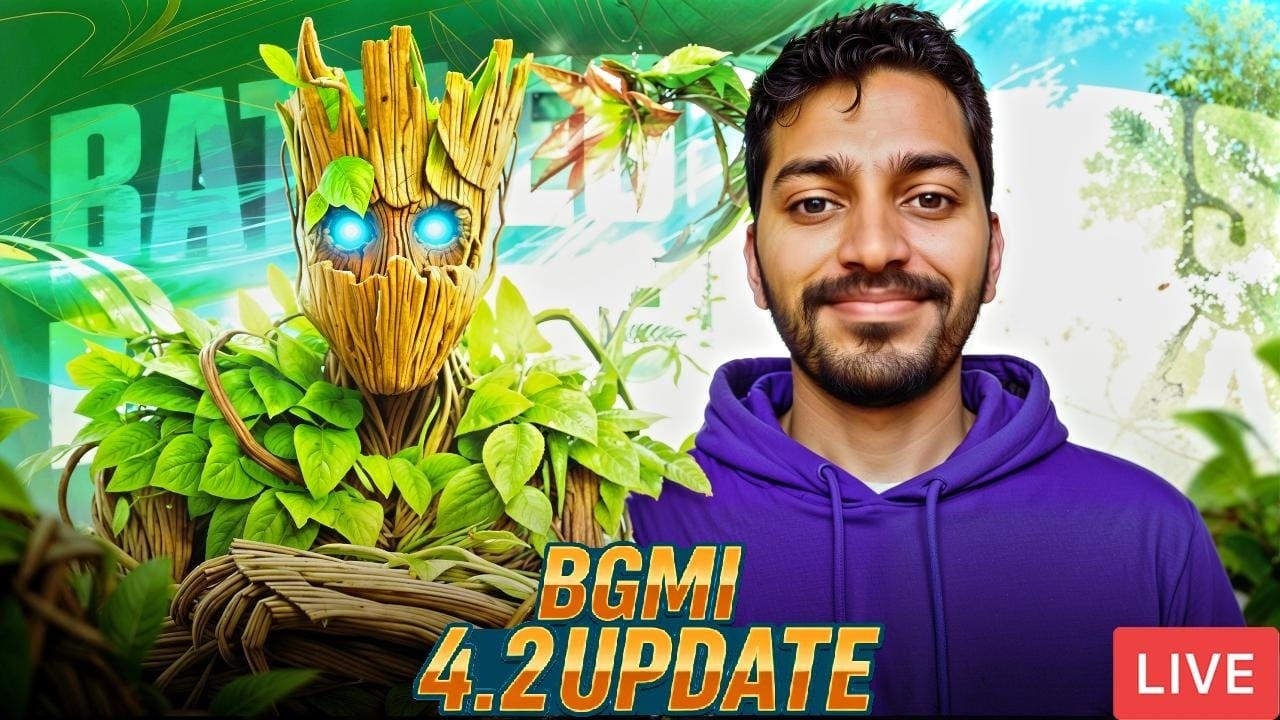 BGMI 4.2 Update LIVE! Insane Badstameez Clutches in Primewood Genesis 🔥 1v4 Rush!