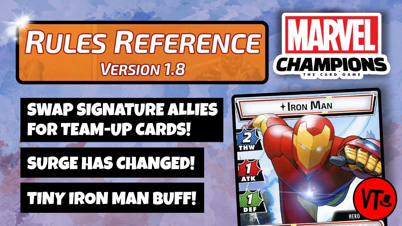 Marvel Champions НОВОЕ РУКОВОДСТВО ПО ПРАВИЛАМ 1.8!