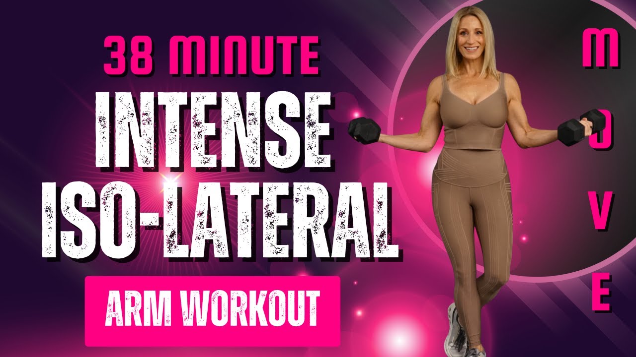 38 Minute Intense Isolateral Arms Workout | Strength Training in Menopause