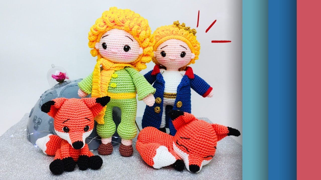 Coleção Amigurumi O Pequeno Príncipe – 4 Receitas em PDF + Vídeos