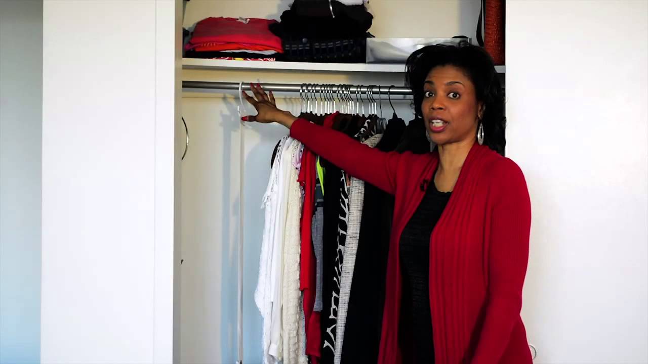 How to Organize Your Clothes Using One Shelf : Home Organizing Moments