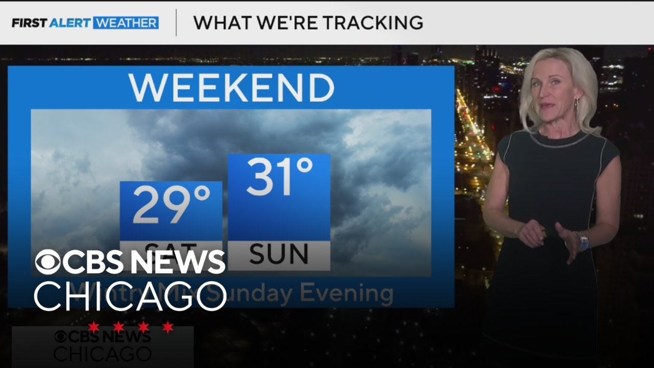 Cloudy and cool day on Saturday in Chicago