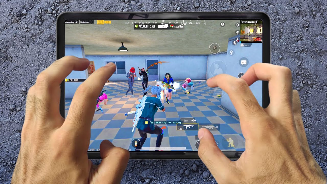 iPad Mini 6 HANDCAM 🔥 HDR+EXTREME ❤️ Pubg Test 2024/ Gameplay/ Graphics/ 4 Fingers claw