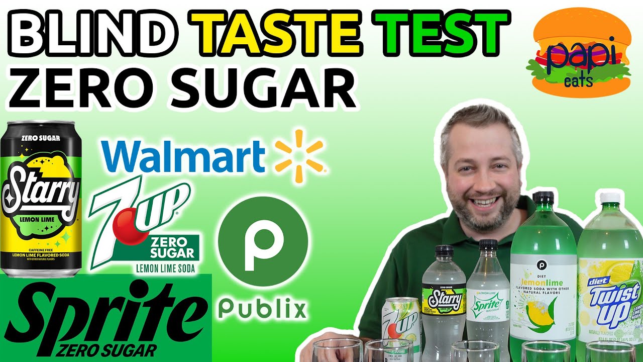ТЕСТ НА ВКУС ГАЗИРОВКИ С ЛИМОНОМ И ЛАЙМОМ БЕЗ САХАРА - Starry vs Sprite vs 7up