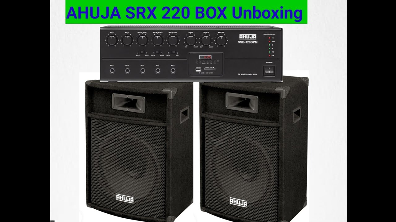 Ahuja srx 220 box Unboxing 2025