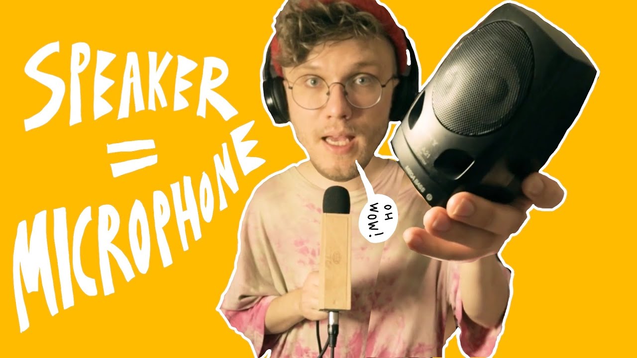 Turning a broken PC speaker into a microphone!