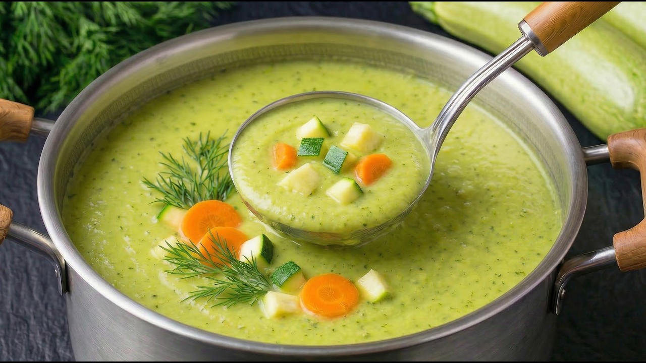 Niemand kennt dieses Rezept für Zucchinisuppe! Das leckerste und einfachste Rezept überhaupt!