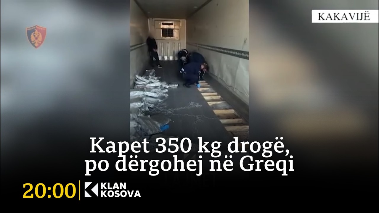 Kapet 350 drogë, po dërgohej në Greqi - 28.02.2026