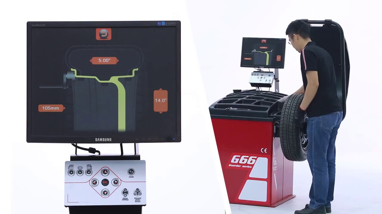 Wheel Balancer UNITE G66 Wheel Balance Operation And Calibration Video-Temporary Use, Not Completed