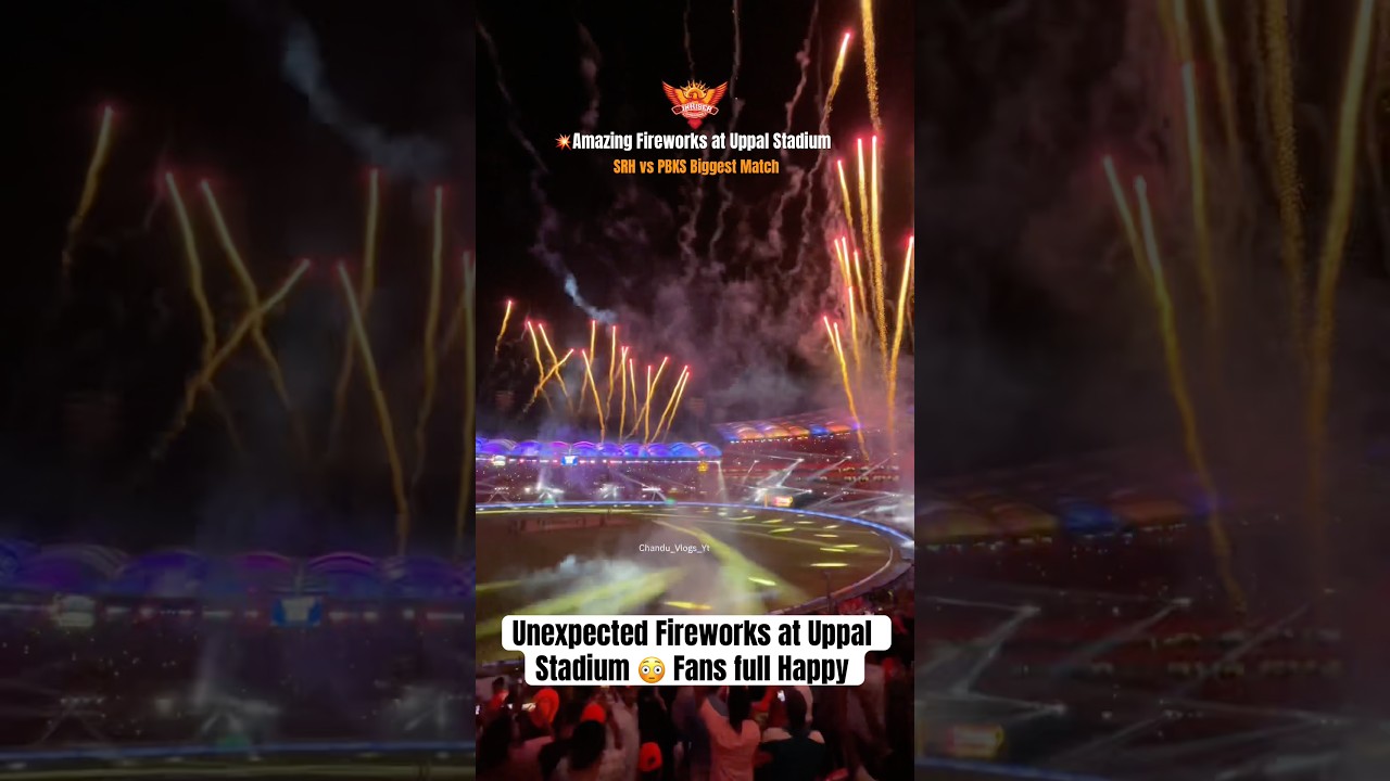 💥SRH vs PBKS Fireworks #srh #sunrisershyderabad #fireworks #iplfireworks #ckstudios #short
