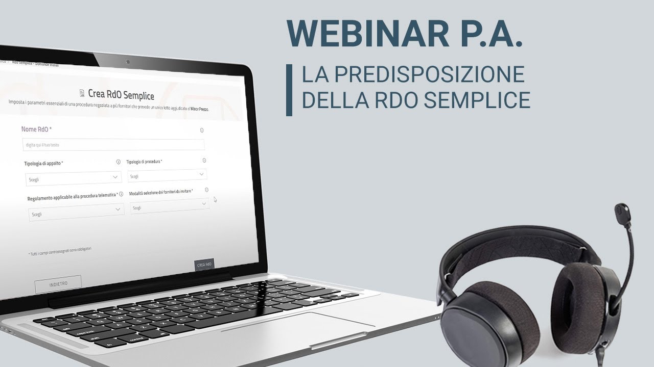La predisposizione di una RDO Semplice