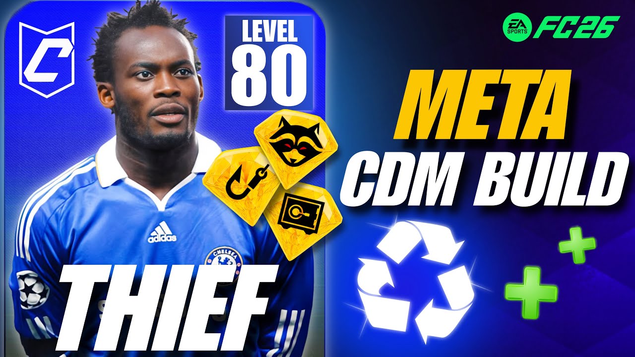 Лучший билд для вора-переработчика CDM в клубах FC 26!