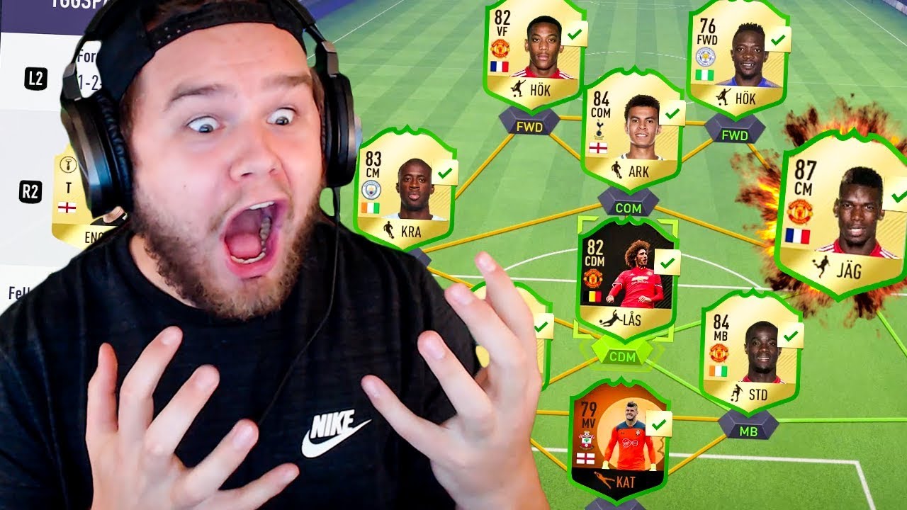 OMG MITT NYA LAG!!! 😍🔥 - FIFA 18 Squadbuilder På Svenska