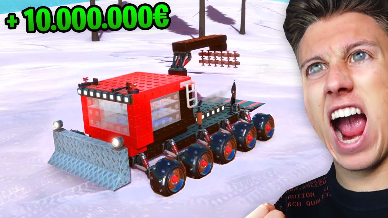 Ich BAUE eine 10.000.0000$ SCHNEE-RAUPE! (Trailmakers)
