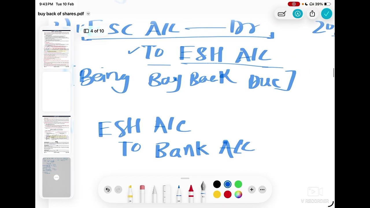 Buy back lecture 4
