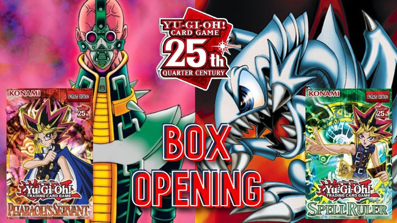 Spell Ruler and Pharaoh's Servant 25th Anniversary Box Opening!