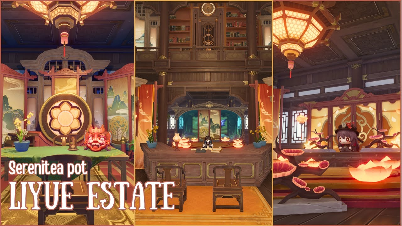 Liyue Estate ✨ ( W/ ID ) || Serenitea pot #genshinimpact