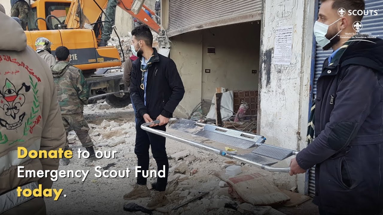 Scout solidarity to help earthquake survivors in T&uuml;rkiye & Syria
