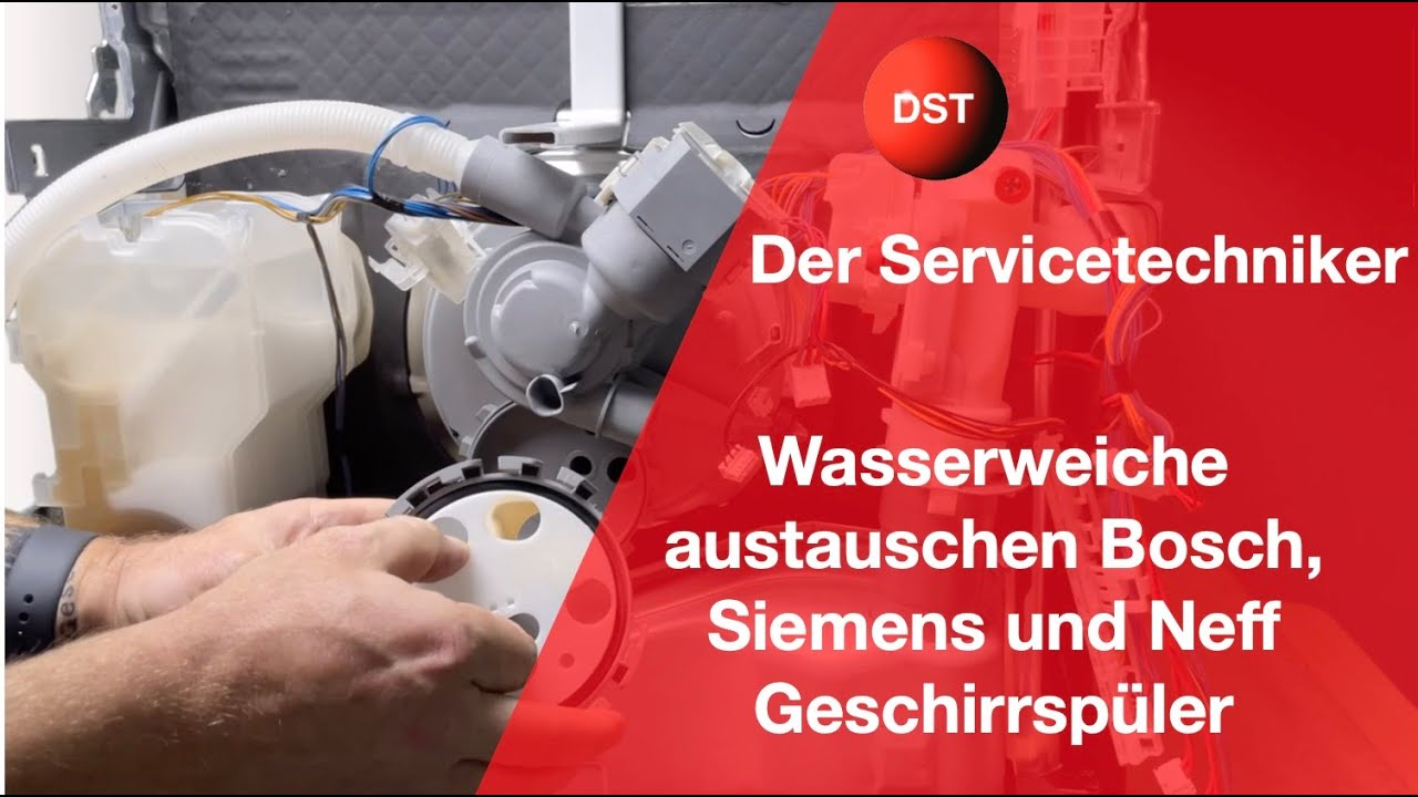 Wasserweiche austauschen Bosch, Siemens und Neff Geschirrspüler