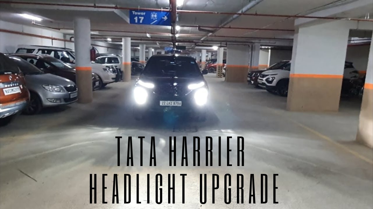 Headlight upgrade & Horn upgrade in harrier| Best performing LED headlamps| No warranty issues