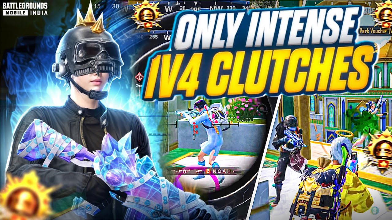 Only INTENSE 1v4 CLUTCHES in CONQUEROR Lobby🔥 IPHONE 16 PRO MAX ULTRA SMOOTH 120FPS GAMEPLAY BGMI