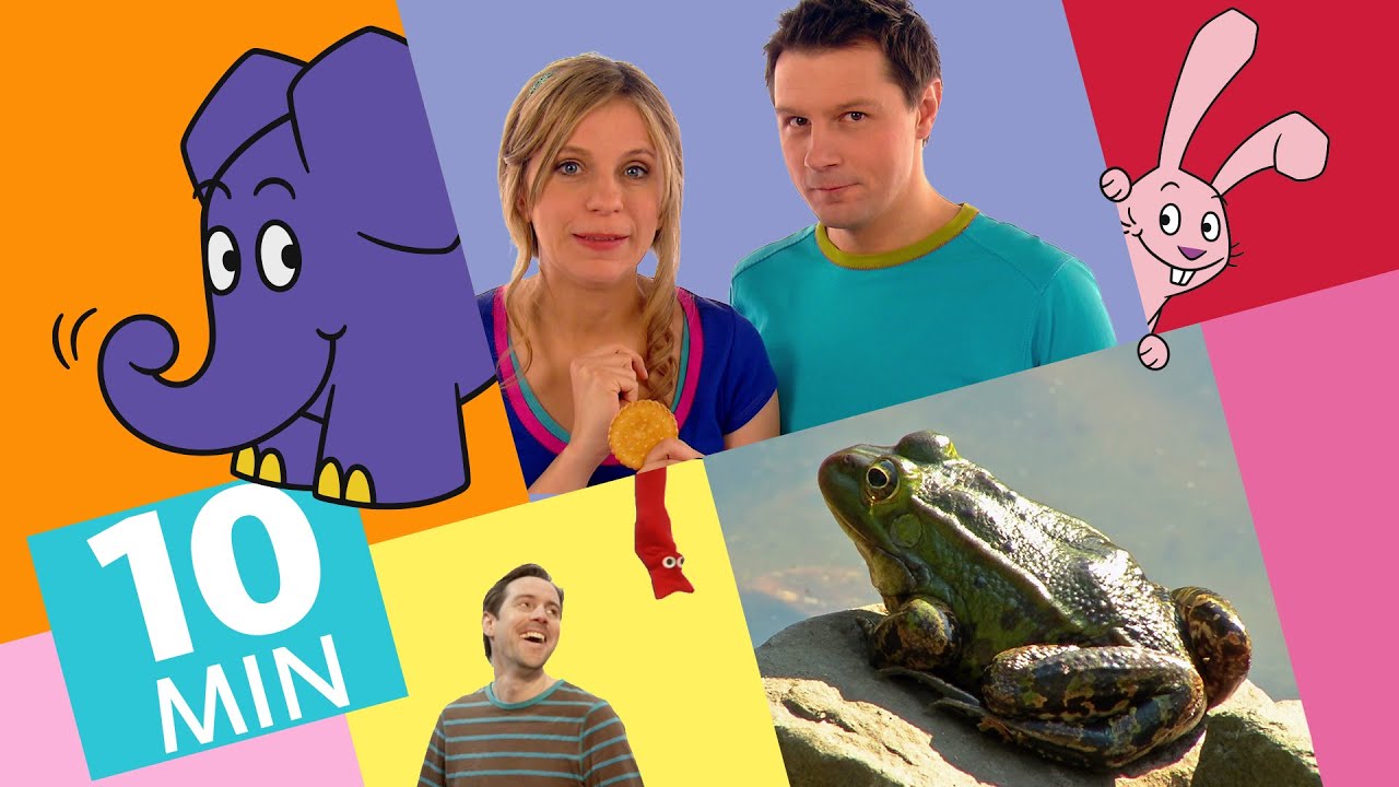 Hallo Elefant - Wie hüpft ein Frosch & Spot Hüpfen mit Elefant und Hase | Der Elefant | WDR