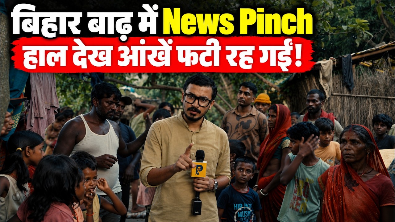 Bihar Flood: News Pinch पहुंचा Bihar, एक वक्त का खाना और कीचड़ में जिंदगी! हर साल की बाढ़ खत्म होगी?