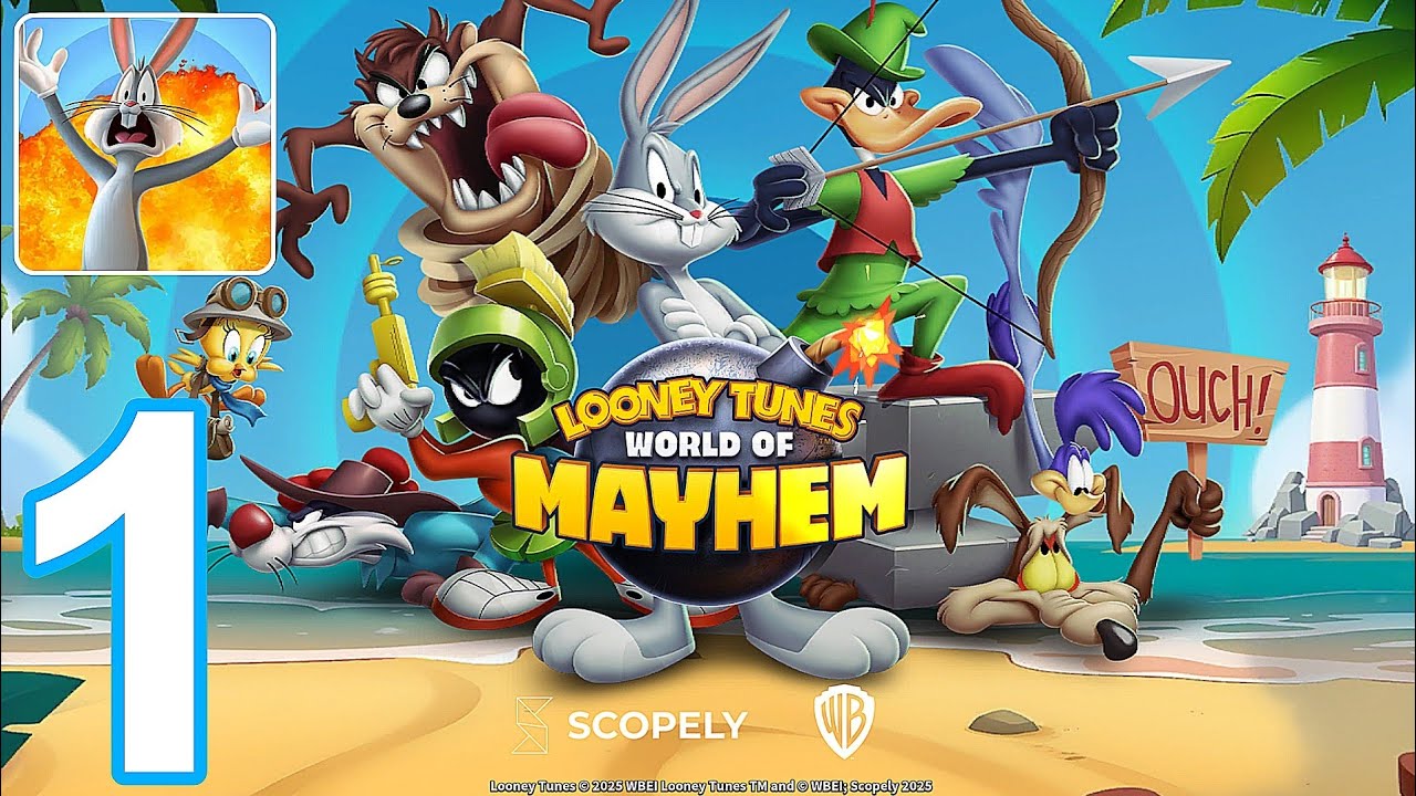 Looney Tunes World of Mayhem - Gameplay Walkthrough Part 1 - Tutorial (iOS, Android)