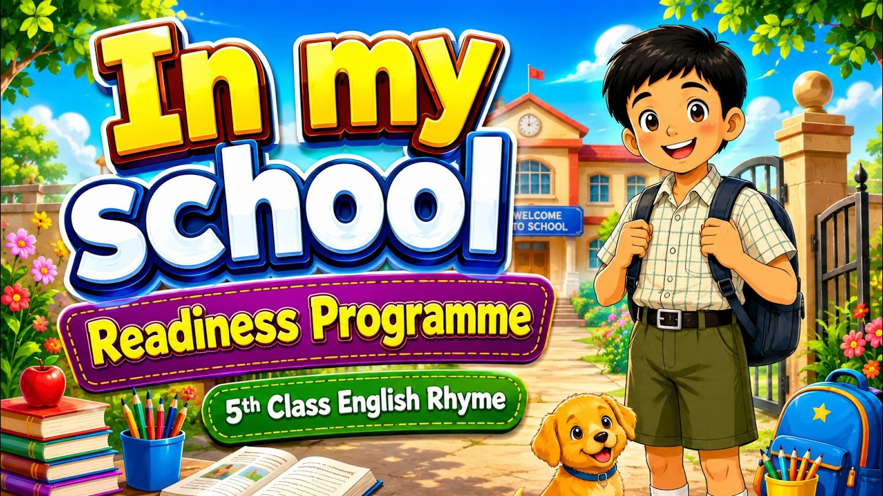 In my school | 5th Class English Rhyme | Readiness Programme
