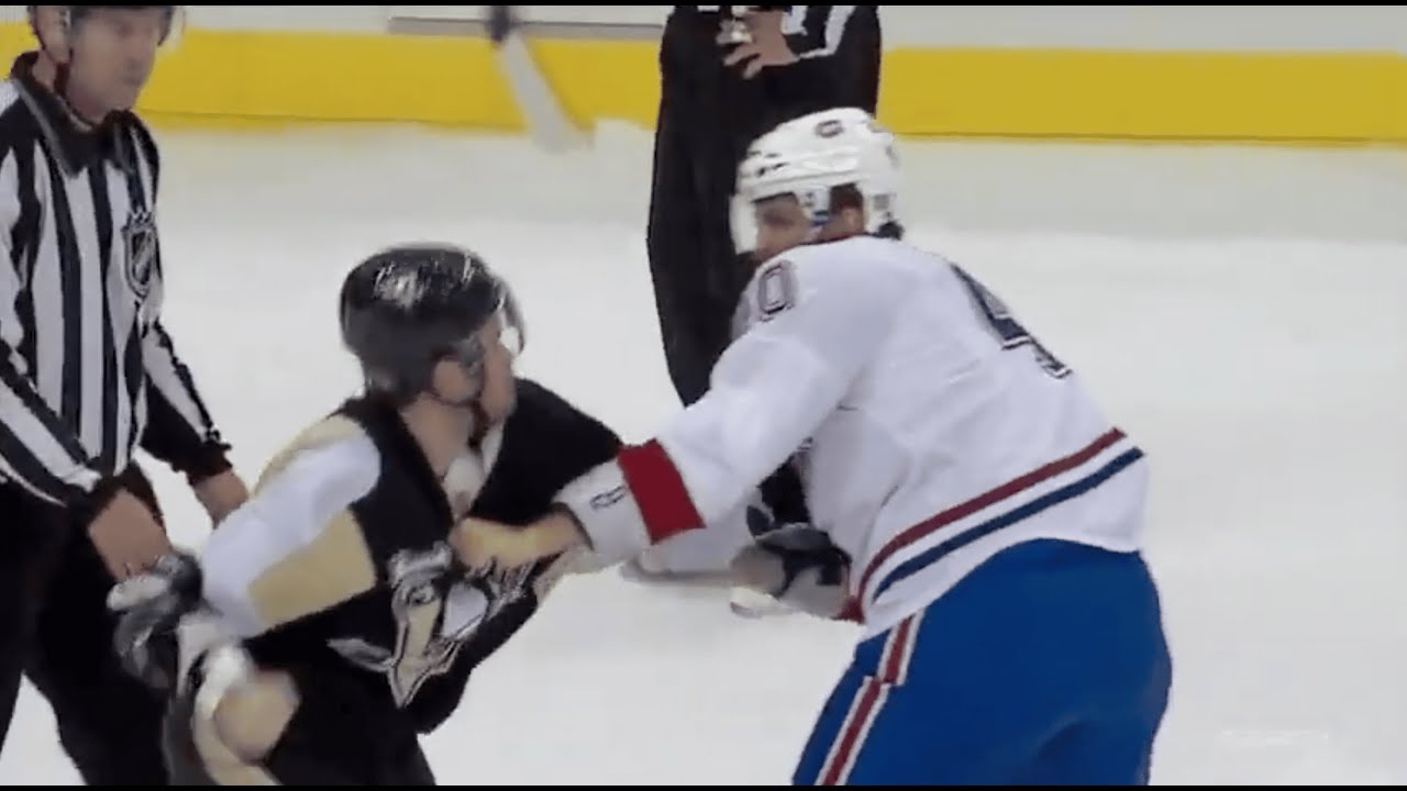 Canadiens - Penguins rough stuff 10/9/10